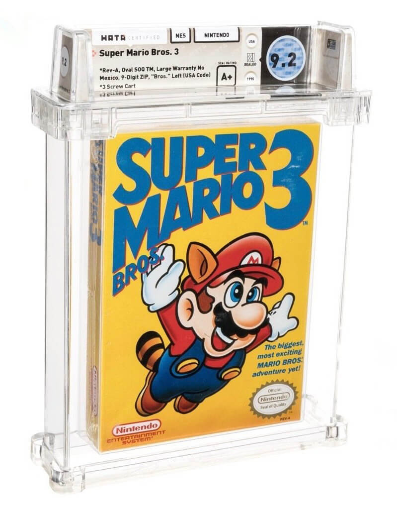 Нераспечатанная копия Super Mario Bros. 3
